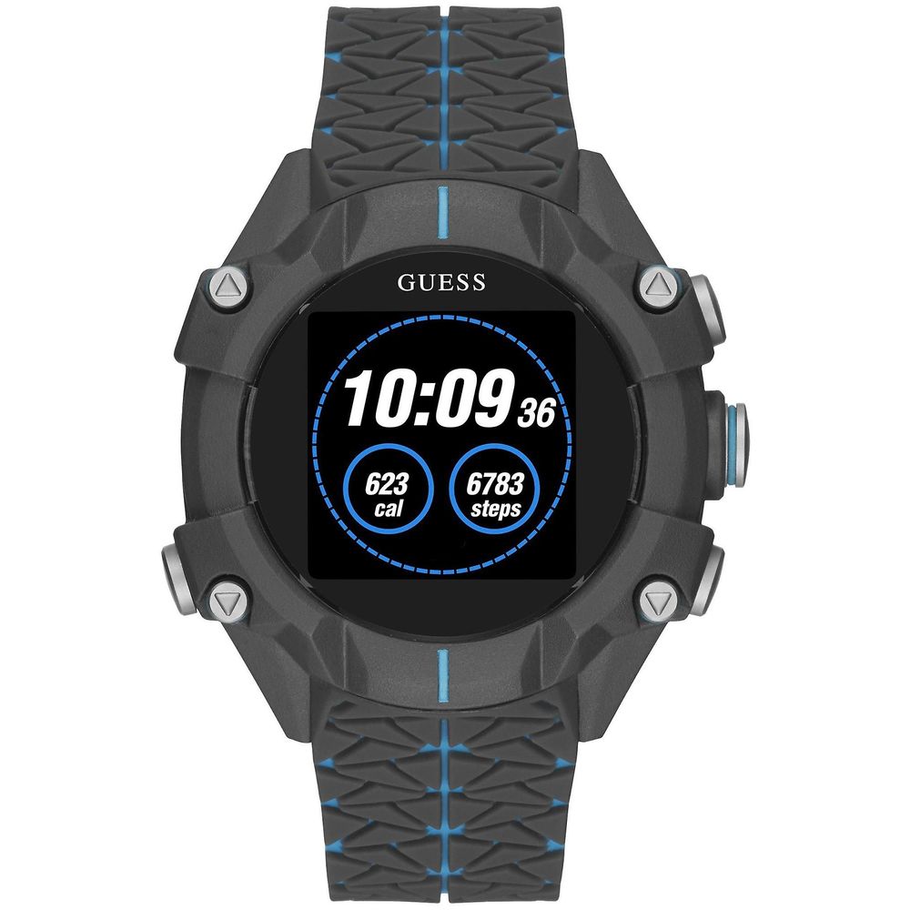 Guess Grey Resin Sport Watch