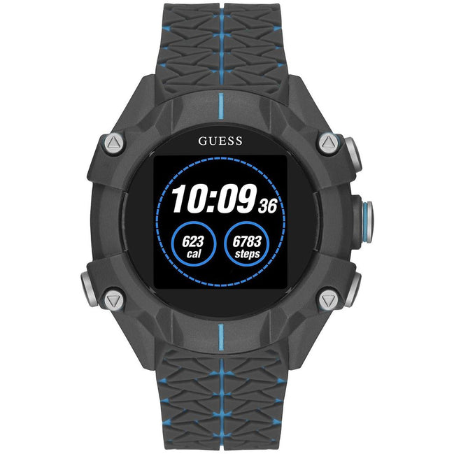 Guess Grey Resin Sport Watch