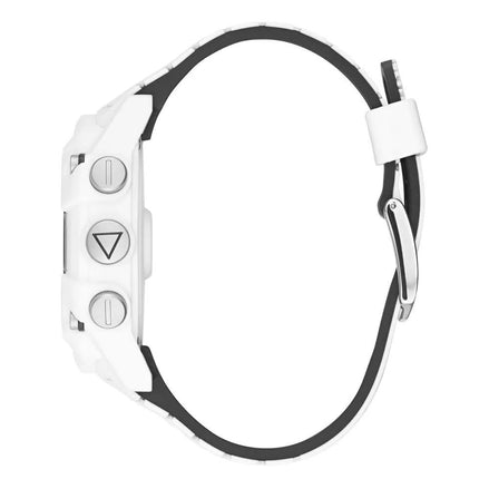 Montre de sport Guess en résine blanche