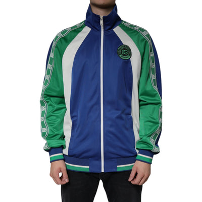 Dolce & Gabbana Bomber in Poliestere Multicolor con Cerniera Intera