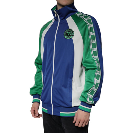 Blouson bomber Dolce & Gabbana multicolore en polyester à fermeture éclair intégrale