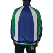 Blouson bomber Dolce & Gabbana multicolore en polyester à fermeture éclair intégrale