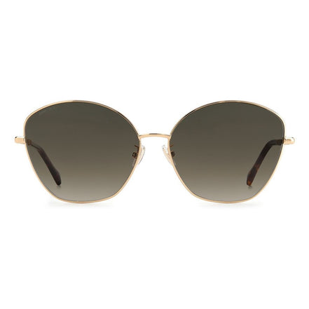 Occhiali da sole Jimmy Choo in metallo dorato