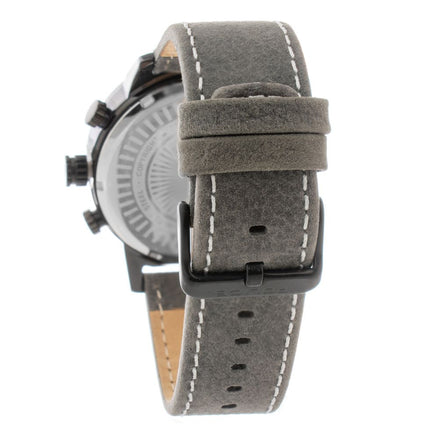 Montre Habillée Police en Cuir Gris