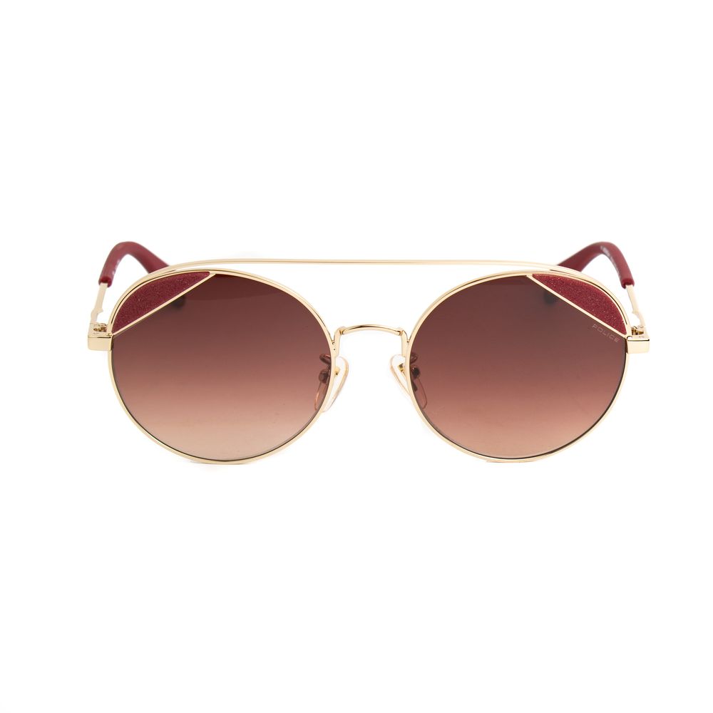 Lunettes de soleil Police en métal rose
