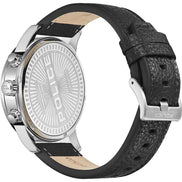 Orologio da polso con bracciale in pelle nera Police