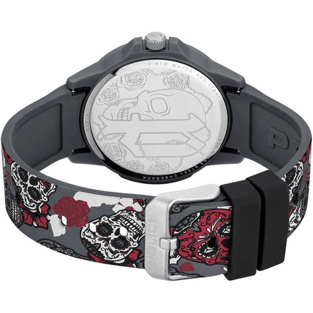 Montre de sport synthétique grise Police