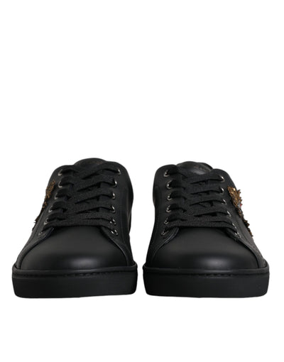 Dolce & Gabbana Scarpe da ginnastica nere da uomo London Sacro Cuore
