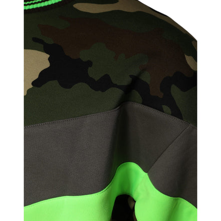 Dolce & Gabbana Multicolor Camouflage Sweatshirt