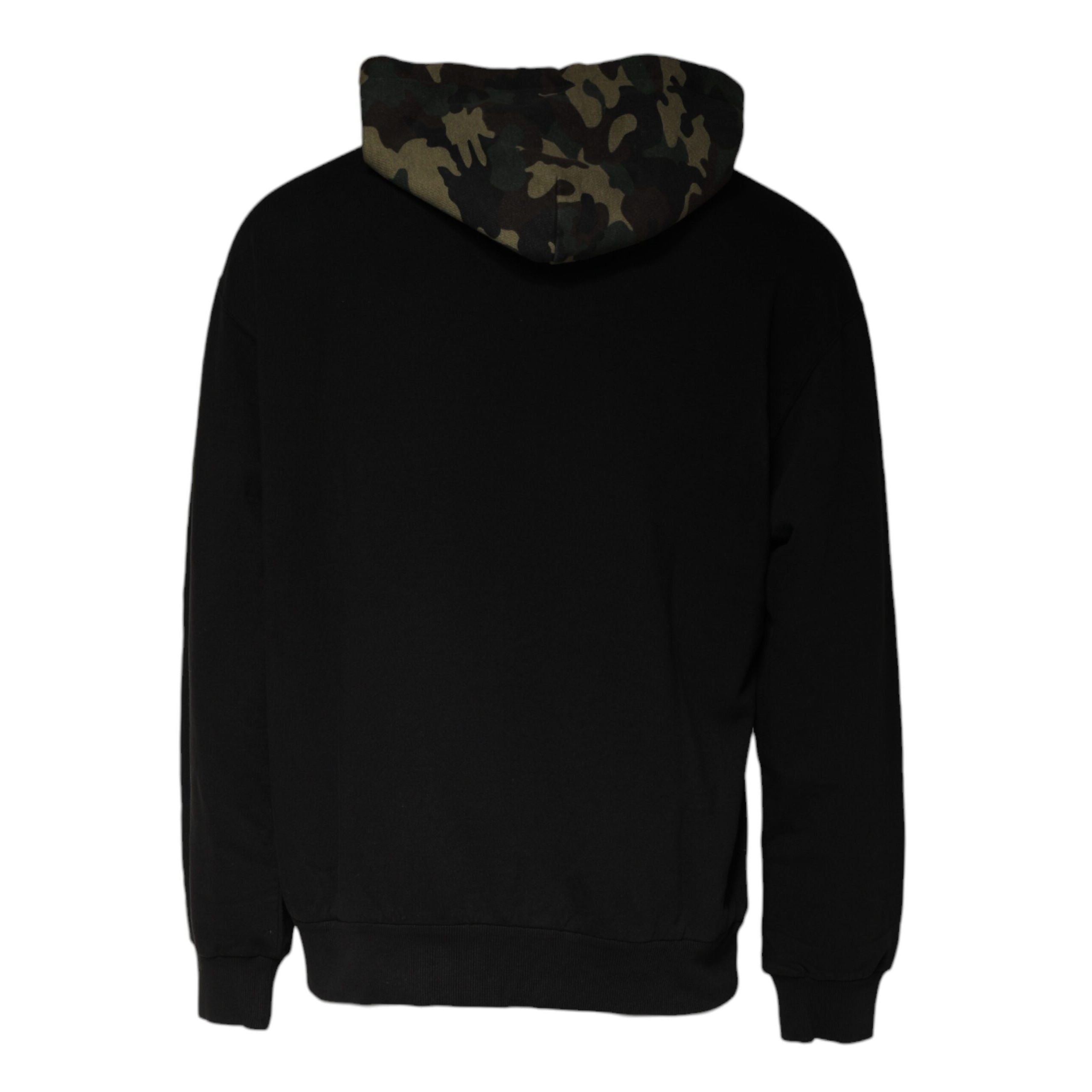 Pull à capuche Dolce & Gabbana camouflage noir