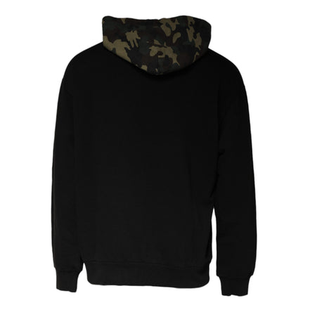 Pull à capuche Dolce & Gabbana camouflage noir
