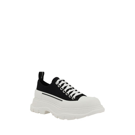 Baskets Chunky Alexander McQueen en Coton Noir