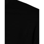 Versace Black Medusa Embroidery Crew Neck Pullover Sweater