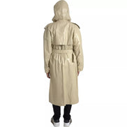 Bottega Veneta Beige Leather Trench Coat