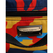 Borsa Shopping Dolce & Gabbana Multicolor Camouflage in Nylon