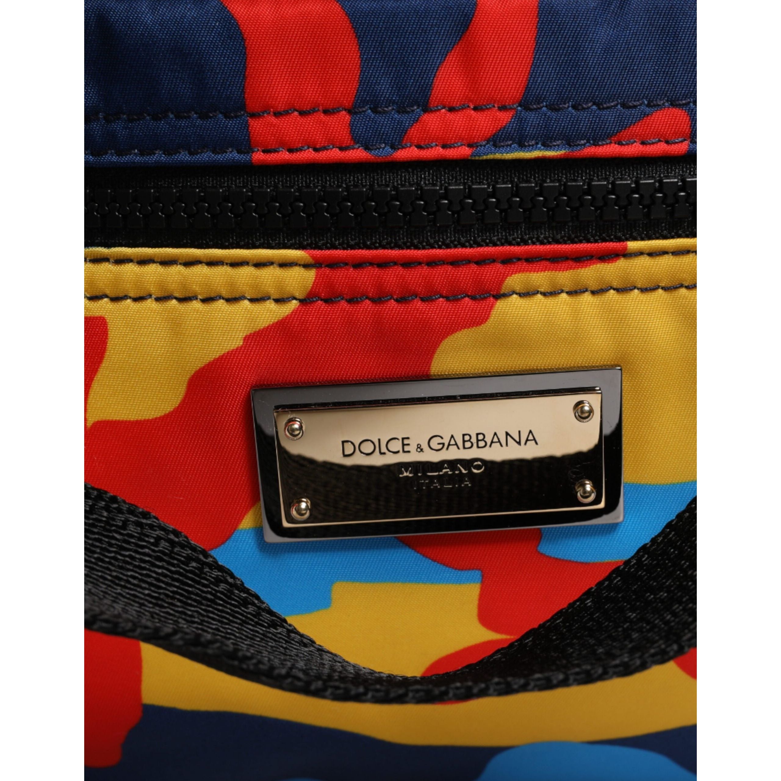 Borsa Shopping Dolce & Gabbana Multicolor Camouflage in Nylon
