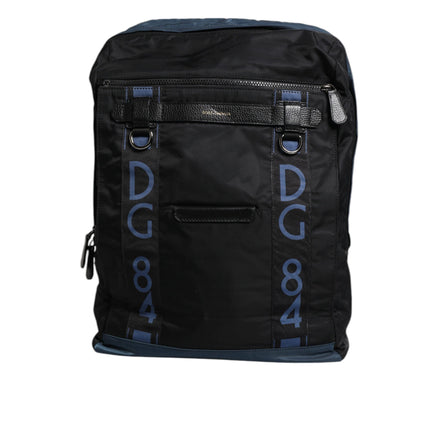 Dolce & Gabbana Black DG Logo School Backpack Bag