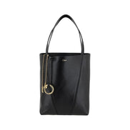 Chloé Black Calf Leather Shoulder Bag - Spin