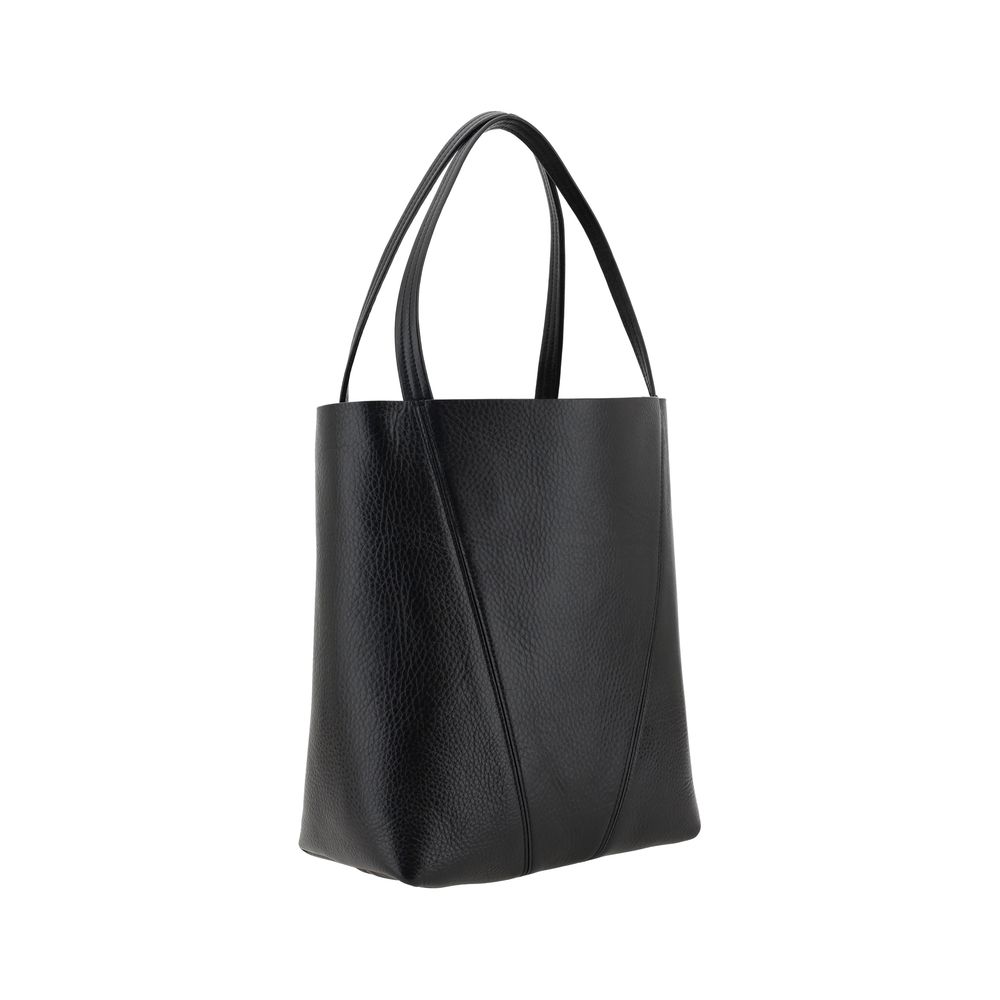 Chloé Black Calf Leather Shoulder Bag - Spin