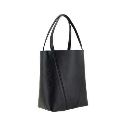 Chloé Black Calf Leather Shoulder Bag - Spin