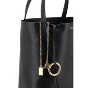Chloé Black Calf Leather Shoulder Bag - Spin