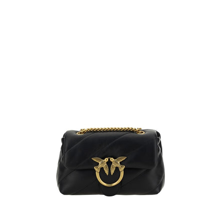 PINKO Black Love Mini Puff Shoulder Bag