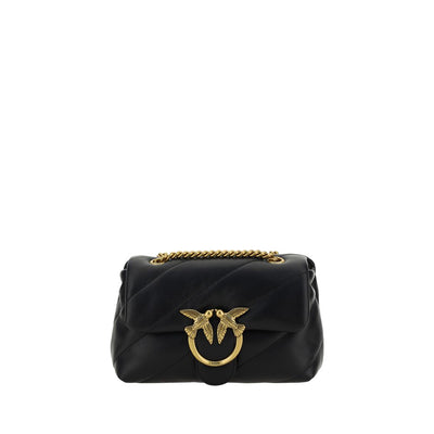 PINKO Black Love Mini Puff Shoulder Bag