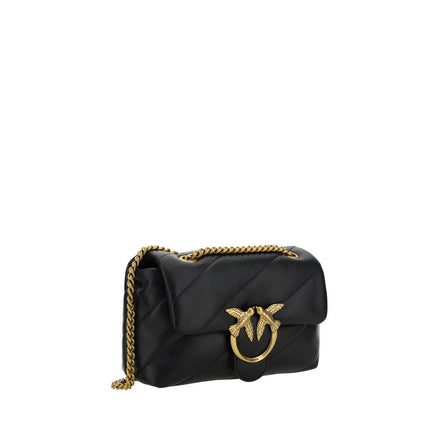 PINKO Black Love Mini Puff Shoulder Bag