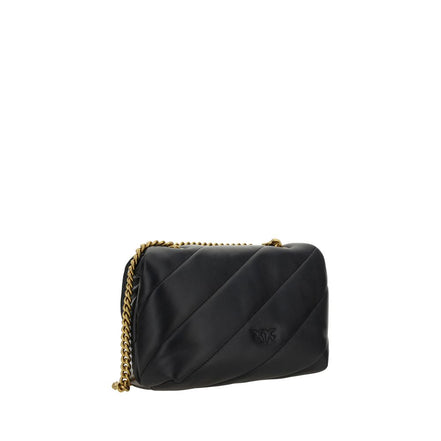 PINKO Black Love Mini Puff Shoulder Bag