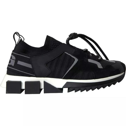 Chaussures Homme Baskets Dolce & Gabbana Sorrento Noir Blanc Logo