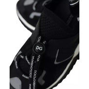 Chaussures Homme Baskets Dolce & Gabbana Sorrento Noir Blanc Logo