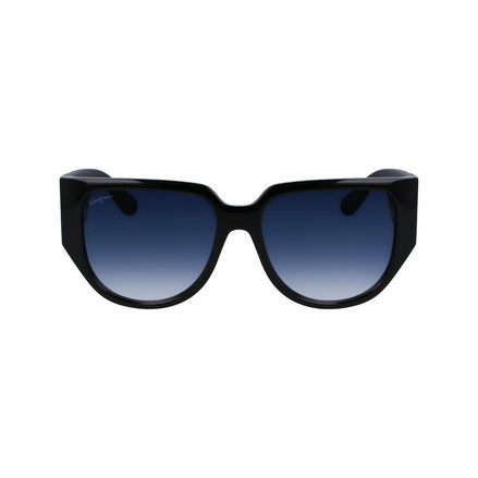 Lunettes de soleil Ferragamo noires injectées bio