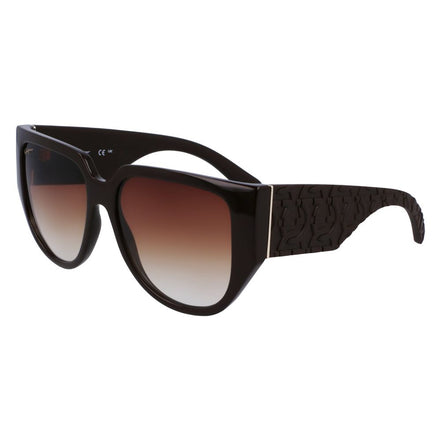 Occhiali da sole Ferragamo Bio Iniettati Marroni