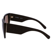 Occhiali da sole Ferragamo Bio Iniettati Marroni