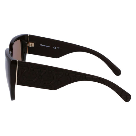 Occhiali da sole Ferragamo Bio Iniettati Marroni