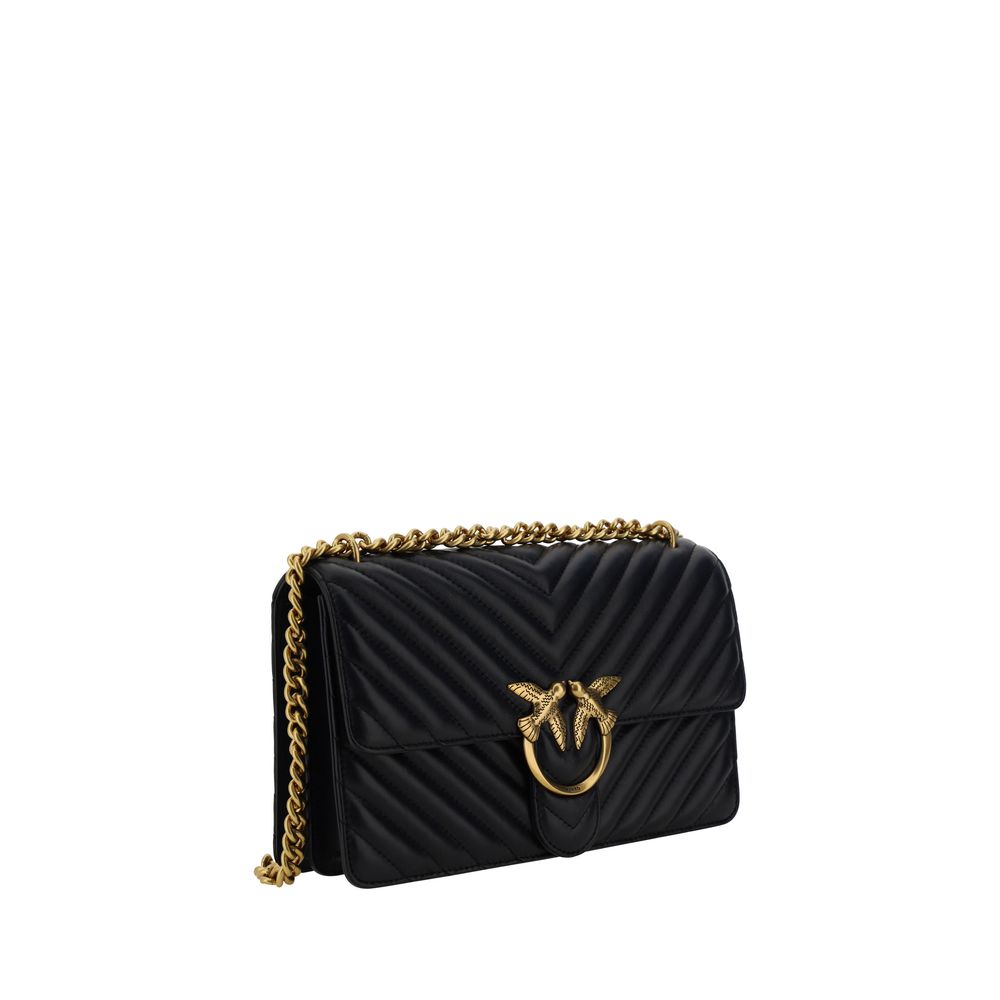 PINKO Black Love One Classic Shoulder Bag