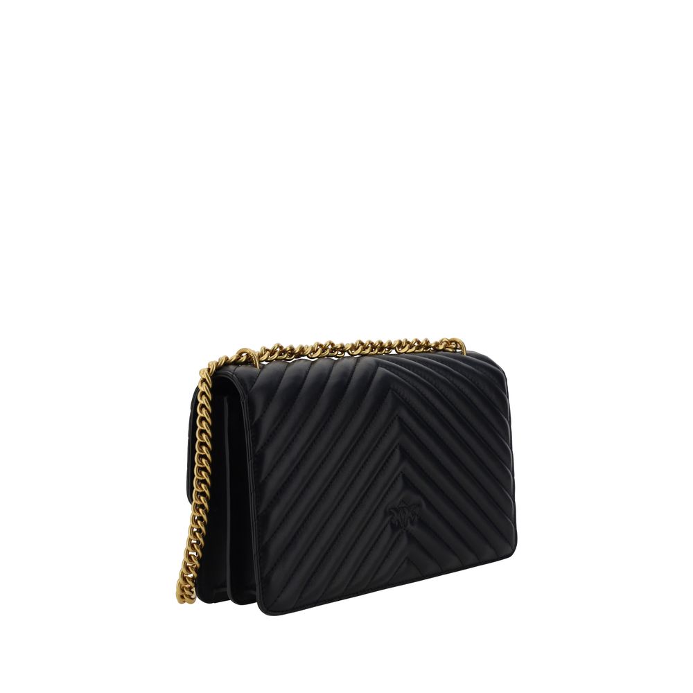PINKO Black Love One Classic Shoulder Bag