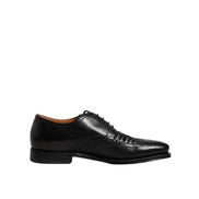 Scarpe stringate eleganti da uomo Dolce & Gabbana Derby Wingtip in pelle nera