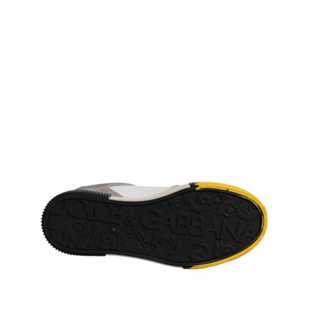 Dolce & Gabbana Multicolor Leather DNA Low Top Sneakers