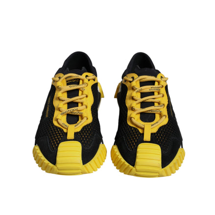 Scarpe Sneakers Basse Dolce & Gabbana NS1 Nere Gialle