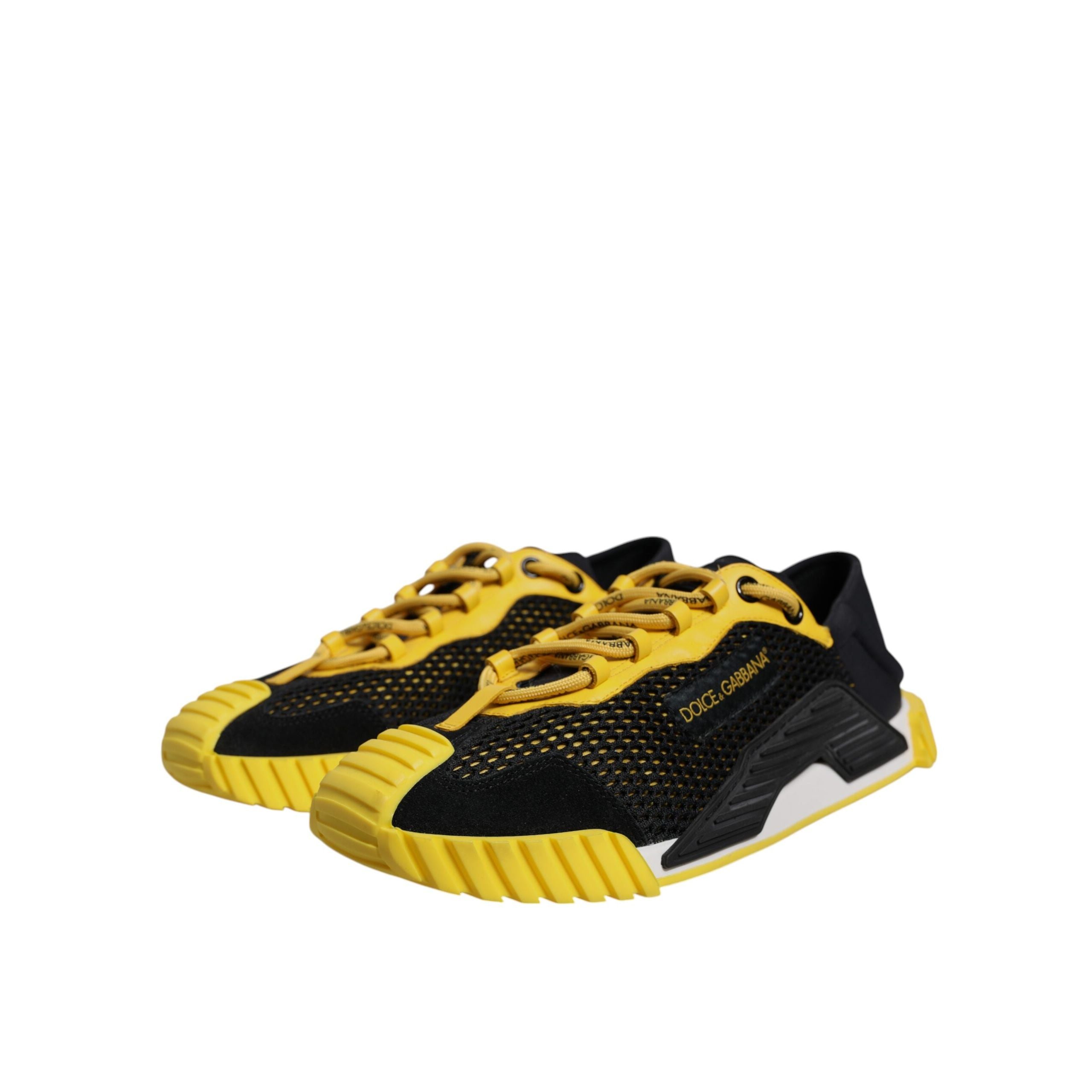 Dolce & Gabbana Baskets basses NS1 noir et jaune