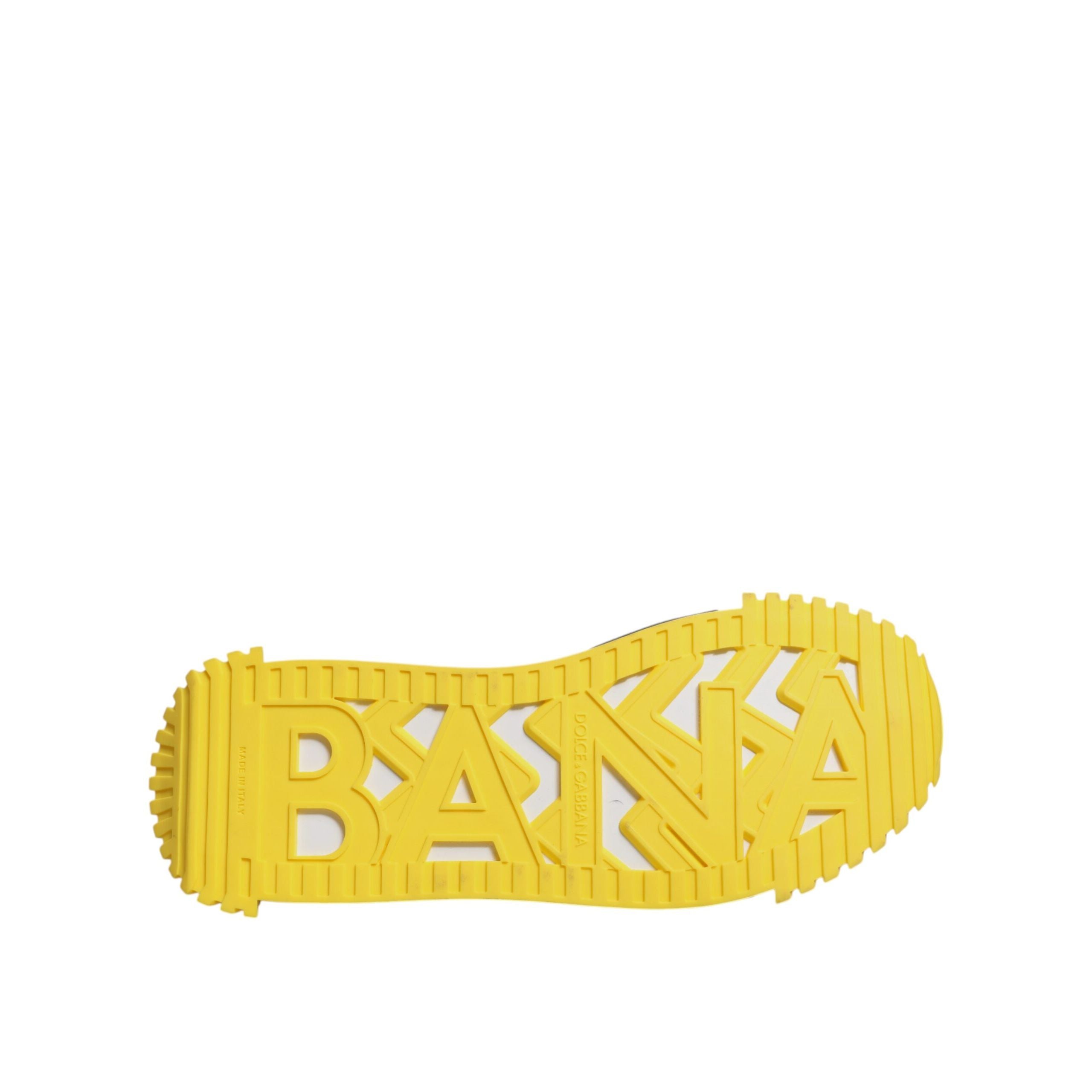 Dolce & Gabbana Baskets basses NS1 noir et jaune