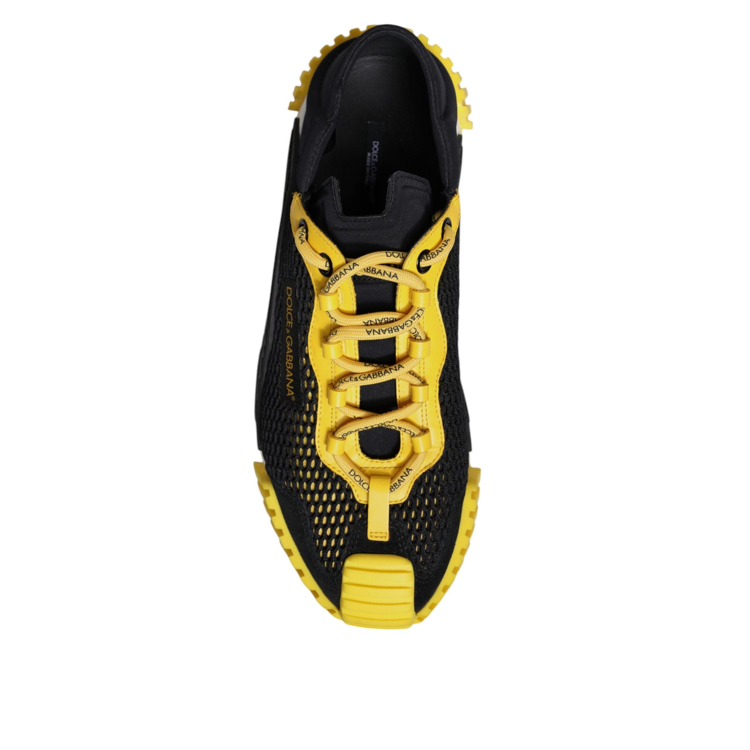 Dolce & Gabbana Baskets basses NS1 noir et jaune