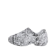 Dolce & Gabbana White Black Graffiti Daymaster Sneakers