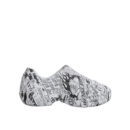 Chaussures Baskets Dolce & Gabbana Daymaster Graffiti Blanc Noir