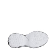 Dolce & Gabbana White Black Graffiti Daymaster Sneakers