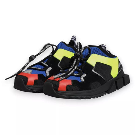 Dolce & Gabbana Multicolor Mesh Sorrento Trekking Sneakers