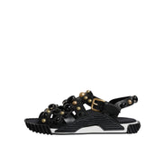 Dolce & Gabbana Sandales à clous en cuir noir