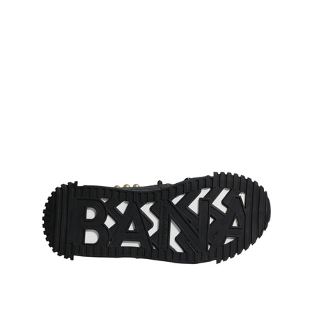 Dolce & Gabbana Sandales à clous en cuir noir