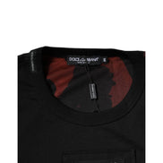 T-shirt girocollo mimetica multicolor Dolce & Gabbana